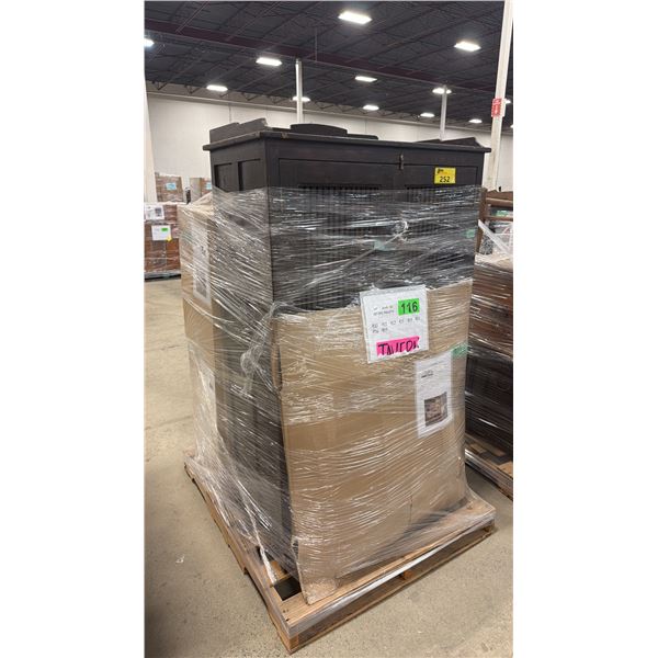 PALLET OF ASSORTED SHOW PROPS & FURNITURE