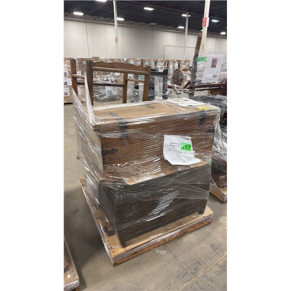 PALLET OF ASSORTED SHOW PROP FURNITURE