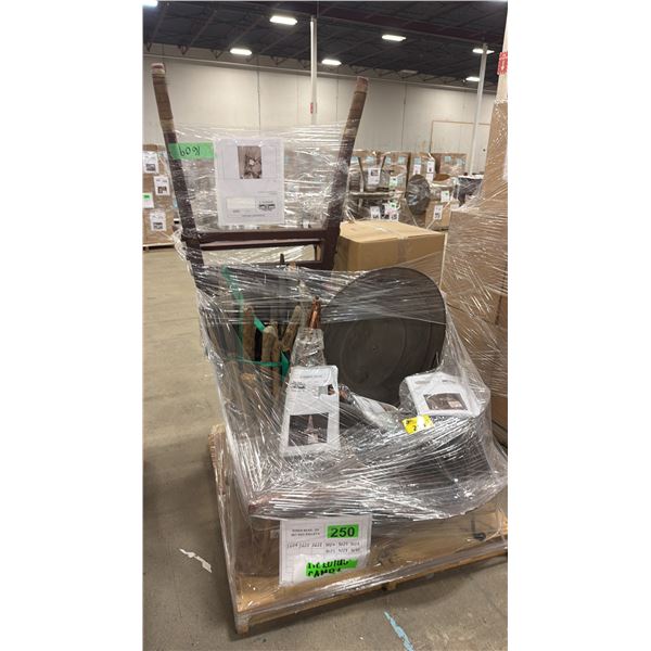 PALLET OF ASSORTED SHOW PROPS & FURNITURE