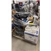 Image 1 : PALLET OF ASSORTED ITEMS INCLUDING; HEATER, METAL DRUM & MORE