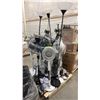 Image 1 : PALLET OF ASSORTED FLOOR FANS & FLOOR LAMPS