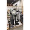 Image 2 : PALLET OF ASSORTED FLOOR FANS & FLOOR LAMPS