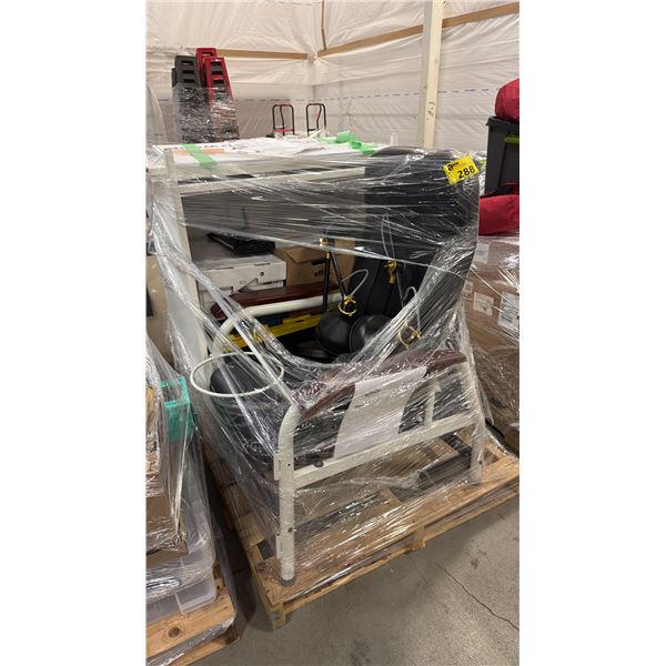 PALLET OF ASSORTED SHOW PROPS & FURNITURE