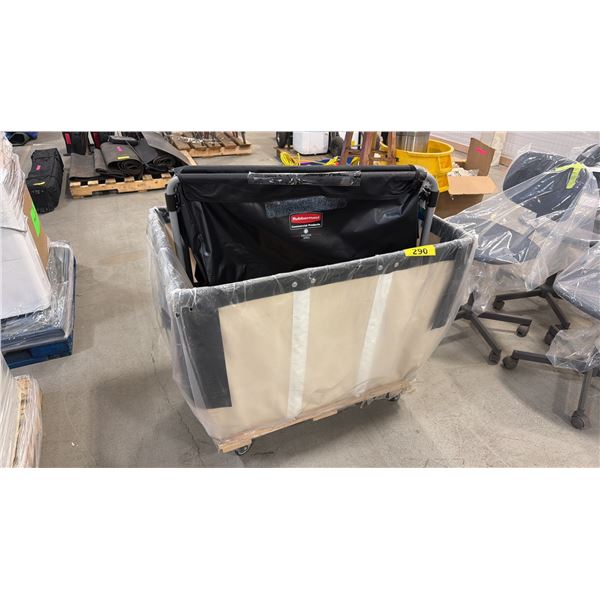 ROLLING BIN WITH FOLDING COT CONTENTS