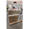 Image 2 : PALLET OF ASSORTED ITEMS INCLUDING; BAR FRIDGES, TOWER FANS, DESK FANS & MORE