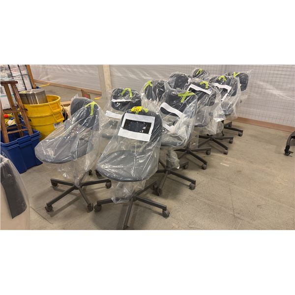 (10) ROLLING OFFICE CHAIRS