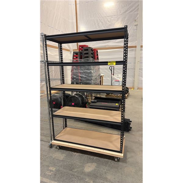 5-TIER WOODEN SHELVING UNIT