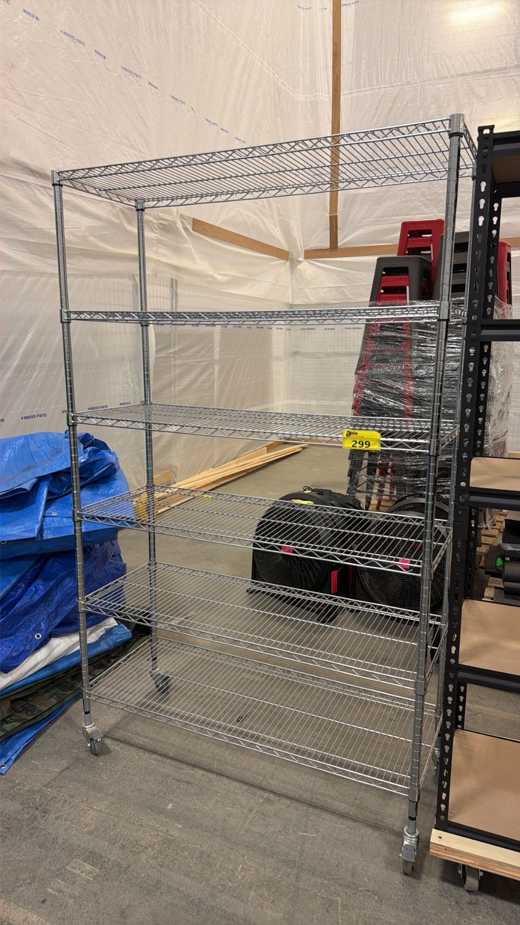 Removable Metro Rack 6-TIER PORTABLE METRO-STYLE RACK - Able Auctions
