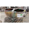 Image 2 : PALLET OF (2) LARGE PLANTER POTS