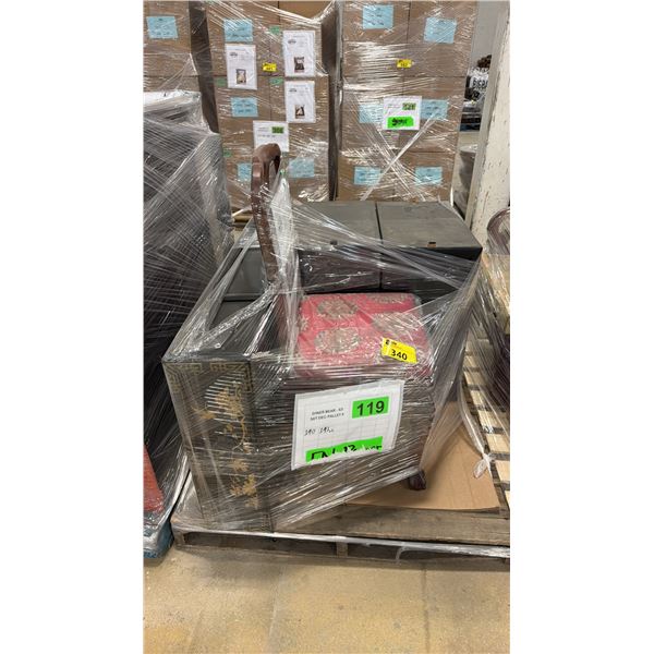 PALLET OF ASSORTED SHOW PROP FURNITURE