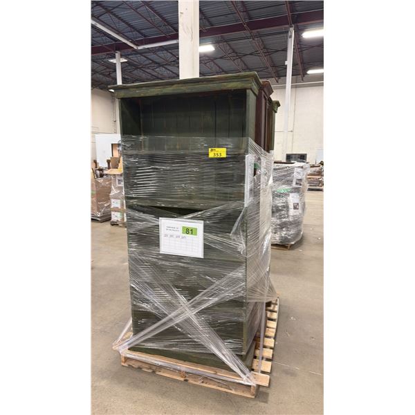 PALLET OF ASSORTED SHOW PROP FURNITURE