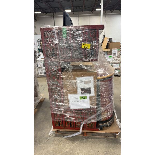 PALLET OF ASSORTED SHOW PROP FURNITURE