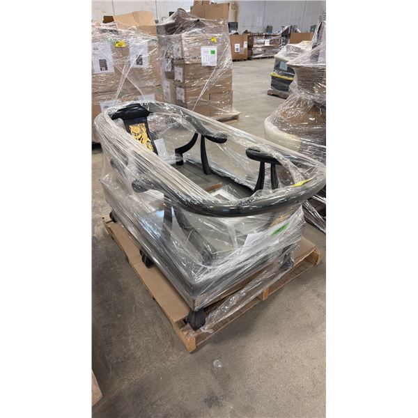 PALLET OF (2) ORNATE CHINESE MOTIF CHAIRS