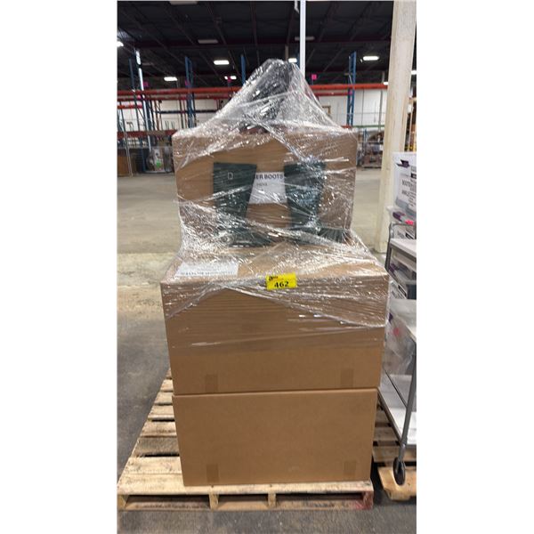 PALLET OF ASSORTED WARDROBE BOOTS
