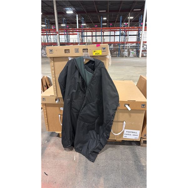 PALLET OF ASSORTED WARDROBE INCLUDING; JACKETS, FOOTBALL CAPES & MORE
