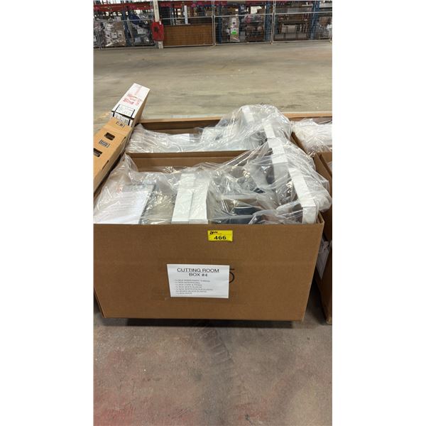 PALLET OF ASSORTED THREADS, ELASTIC, CORD & PIPING & MORE