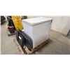 Image 1 : PALLET OF CHEST FREEZER & FOLDING CHAIRS