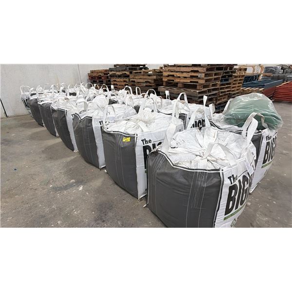 (14) THE BIG BAG STORAGE BAGS WITH COARSE BLACK SAND CONTENTS