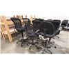 Image 2 : (6) ASSORTED ROLLING OFFICE CHAIRS