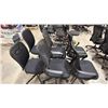 Image 2 : (6) ASSORTED ROLLING OFFICE CHAIRS