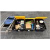 Image 1 : FOLDING CHAIRS & TOTES OF ASSORTED ITEMS