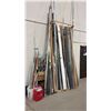 Image 1 : ASSORTED LENGTHS OF METAL, PVC, PLASTIC RODS, PIPES, FLASHING & MORE