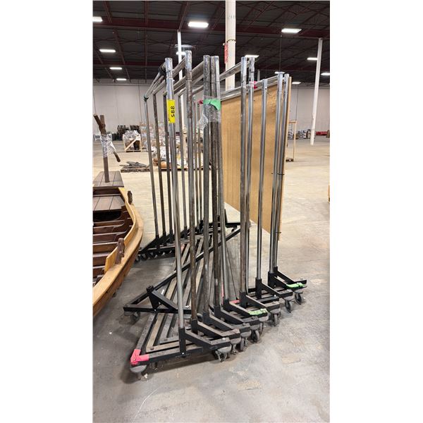 (10) PORTABLE CLOTHING RACKS