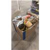 Image 2 : BIN OF ASSORTED SHOW PROP DECOR ITEMS