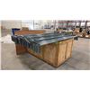 Image 1 : (2) LARGE SHIPPING CRATES & PALLET RACKING SIDE RAILS