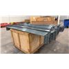 Image 2 : (2) LARGE SHIPPING CRATES & PALLET RACKING SIDE RAILS
