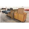 Image 3 : (2) LARGE SHIPPING CRATES & PALLET RACKING SIDE RAILS