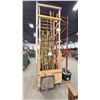 Image 2 : METAL BAMBOO POLES & BIN OF METAL POST CONNECTORS 145"H X 45" W X 45" D