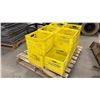 Image 2 : PALLET OF ASSORTED MILK CRATES