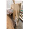 Image 2 : PALLET OF ASSORTED ITEMS INCLUDING; WOOD PANELS, WOOD SLAB & MORE
