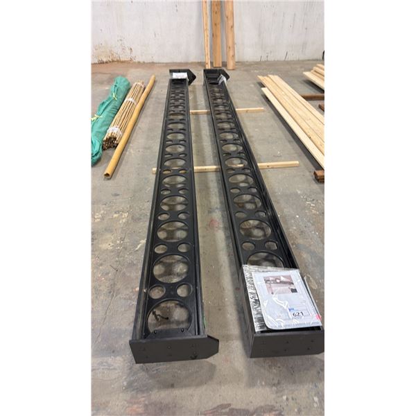 PAIR OF LARGE TRUSS SHOW PROPS, 16' LX  18'5" W