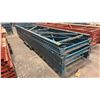 Image 2 : (8) PALLET RACKING UPRIGHTS, 198"L X 44"W