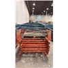 Image 2 : PALLET OF APPROX (13) ASSORTED SIZE PALLET RACKING UPRIGHTS, 198"L X 44"W