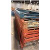Image 3 : PALLET OF APPROX (13) ASSORTED SIZE PALLET RACKING UPRIGHTS, 198"L X 44"W