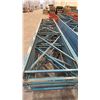 Image 3 : (8) PALLET RACKING UPRIGHTS, 198"L X 44"W