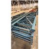 Image 3 : (9) PALLET RACKING UPRIGHTS, 198"L X 44"W
