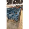 Image 2 : (9) PALLET RACKING UPRIGHTS, 198"L X 44"W