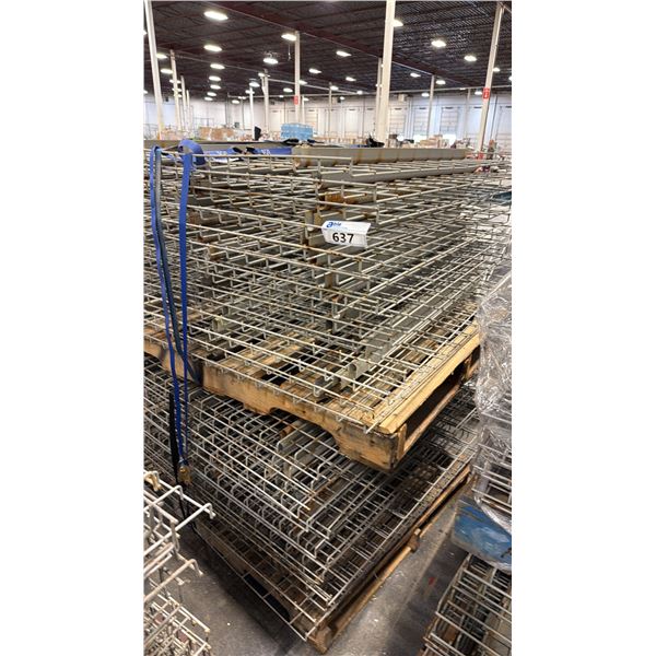 (2) PALLETS OF PALLET RACKING WIRE MESH DECKS