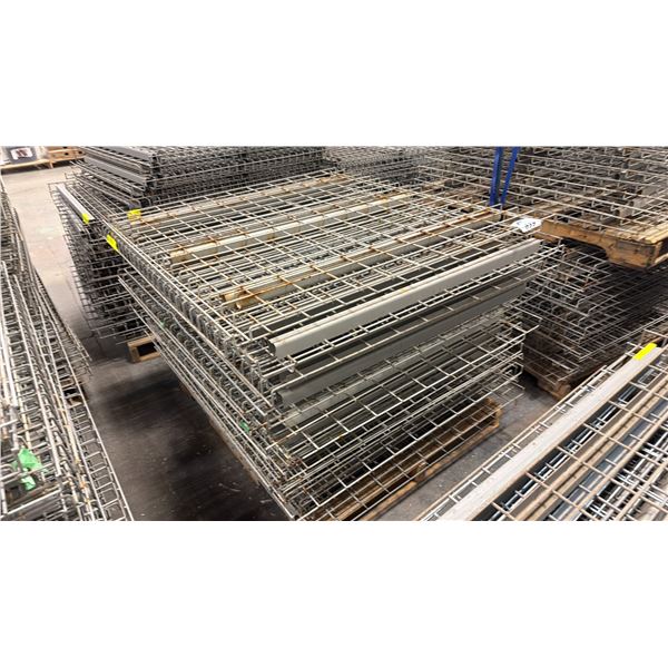 PALLET OF PALLET RACKING WIRE MESH DECKS