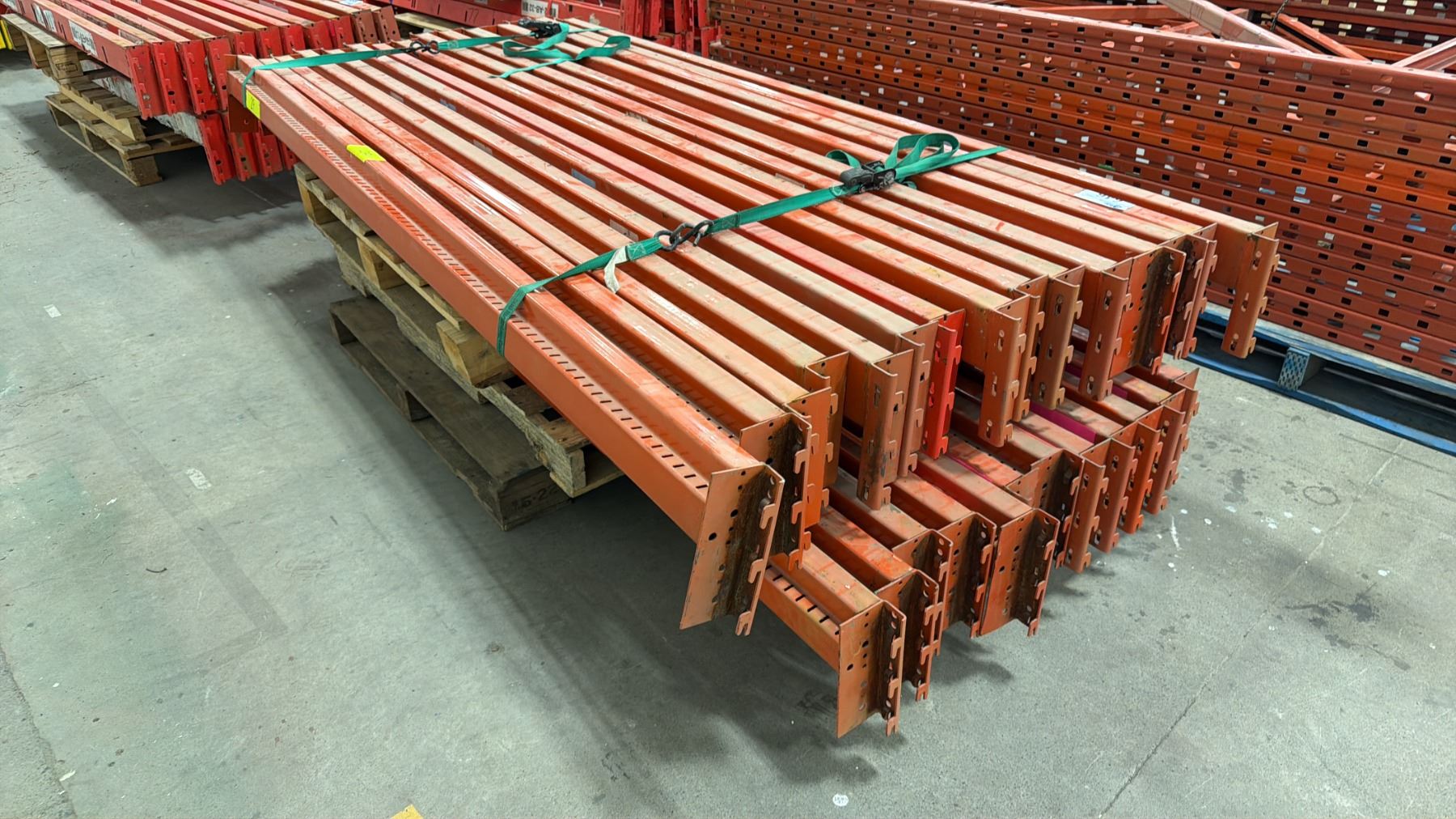 Pallet Side Rails (27) PALLET RACKING SIDE RAILS - Able Auctions