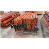Image 3 : APPROX (43) PALLET RACKING SIDE RAILS