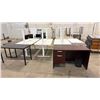 Image 1 : (10) ASSORTED DESKS & TABLES