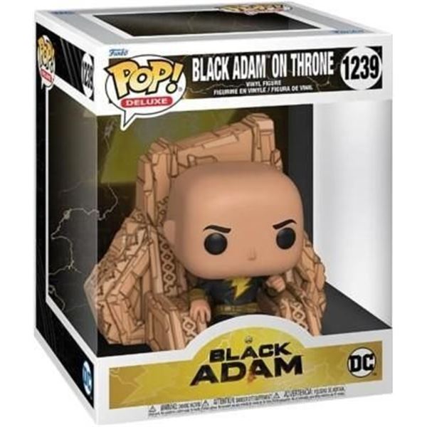 Funko Pop! Deluxe Black Adam on Throne Figure