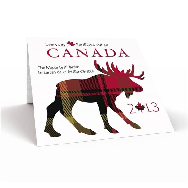 RCM 2013 Canada The Maple Leaf Tartan 50 Cent Coin