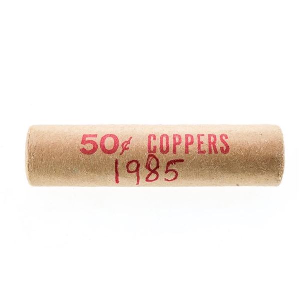 Canada Roll 1985 One Cent Coin Original Wrap "Copp