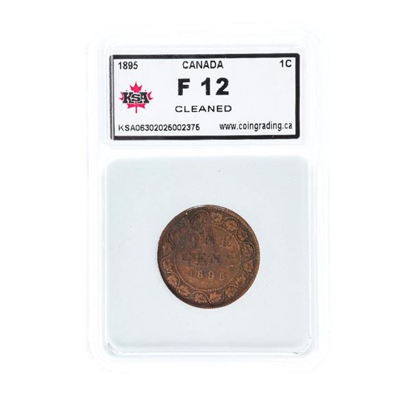 Canadas 1895 Historical Large One Cent Coin